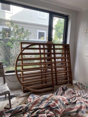 Thi công Cửa gỗ và Cầu thang gỗ Lim Lam Phi nhà chị Lan 18