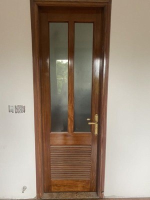 Thi công Cửa gỗ và Cầu thang gỗ Lim Lam Phi nhà chú Lượng Hà Tĩnh 16