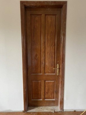 Thi công Cửa gỗ và Cầu thang gỗ Lim Lam Phi nhà chú Lượng Hà Tĩnh 19