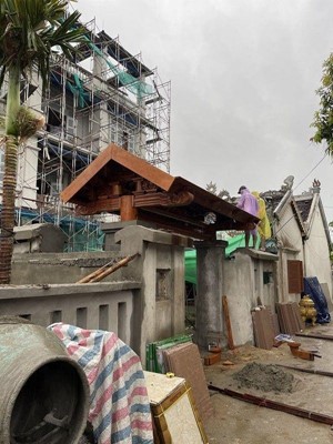 Thi công Cửa gỗ và Cầu thang gỗ Lim Lam Phi nhà chú Lượng Hà Tĩnh 41