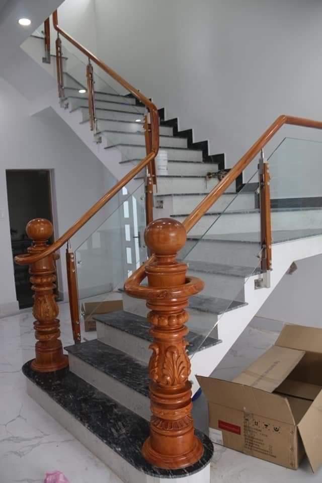 Cầu thang gỗ Lim nam phi 43