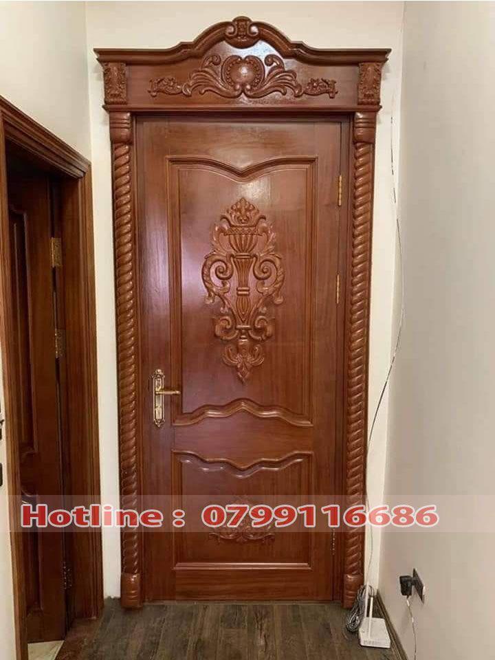 Cửa gỗ 1 cánh Lim Nam Phi 30