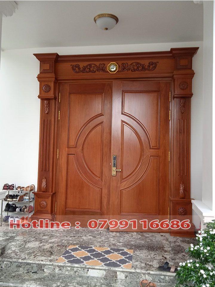 Cửa gỗ 2 cánh Lim Nam Phi 12
