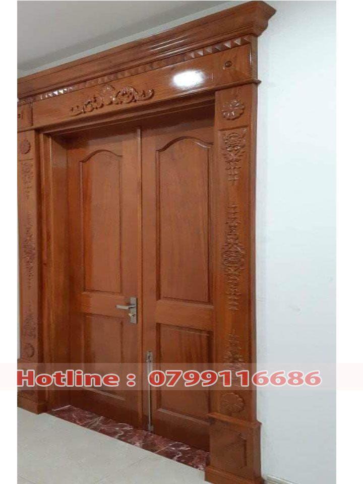 Cửa gỗ 2 cánh Lim Nam Phi 18