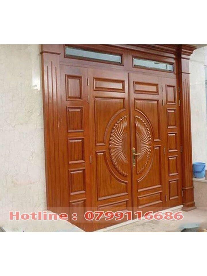 Cửa gỗ 4 cánh Lim Nam Phi 05