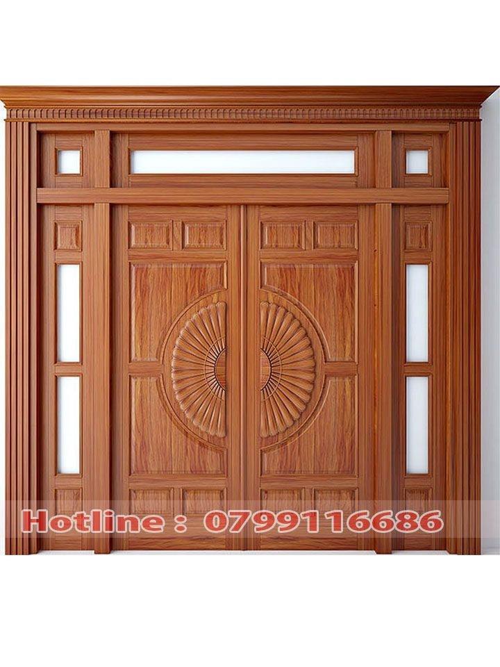 Cửa gỗ 4 cánh Lim Nam Phi 09
