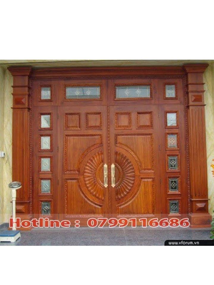 Cửa gỗ 4 cánh Lim Nam Phi 12