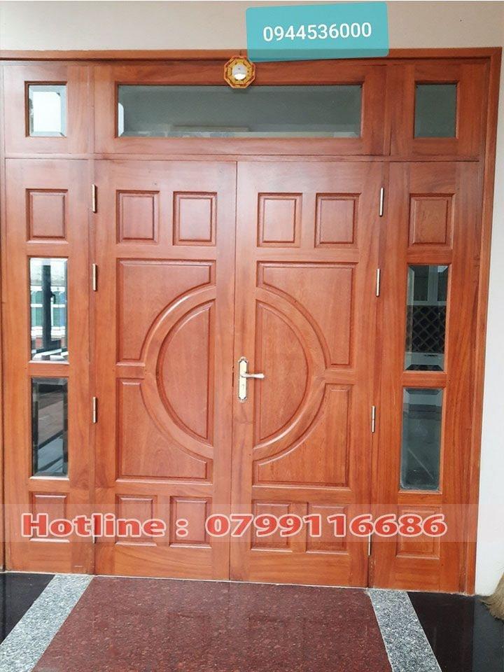 Cửa gỗ 4 cánh Lim Nam Phi 14