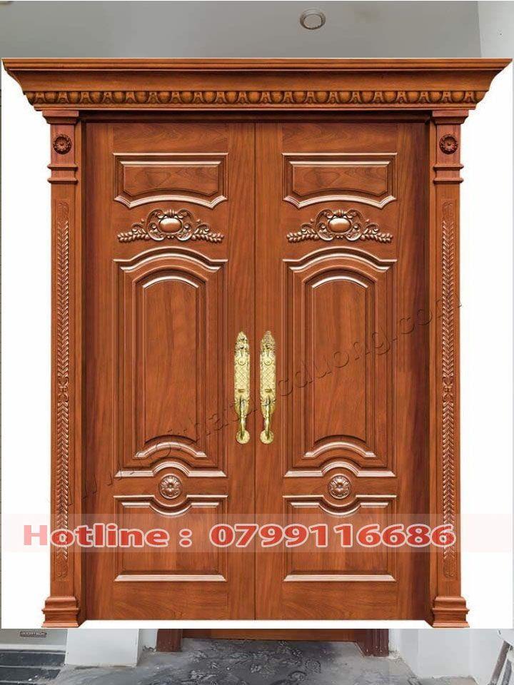 Cửa gỗ Tân cổ điển Lim Nam Phi 01