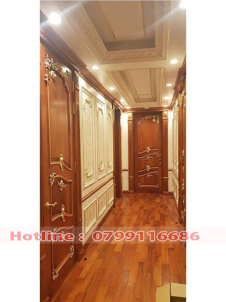 Cửa gỗ Tân cổ điển Lim Nam Phi 13