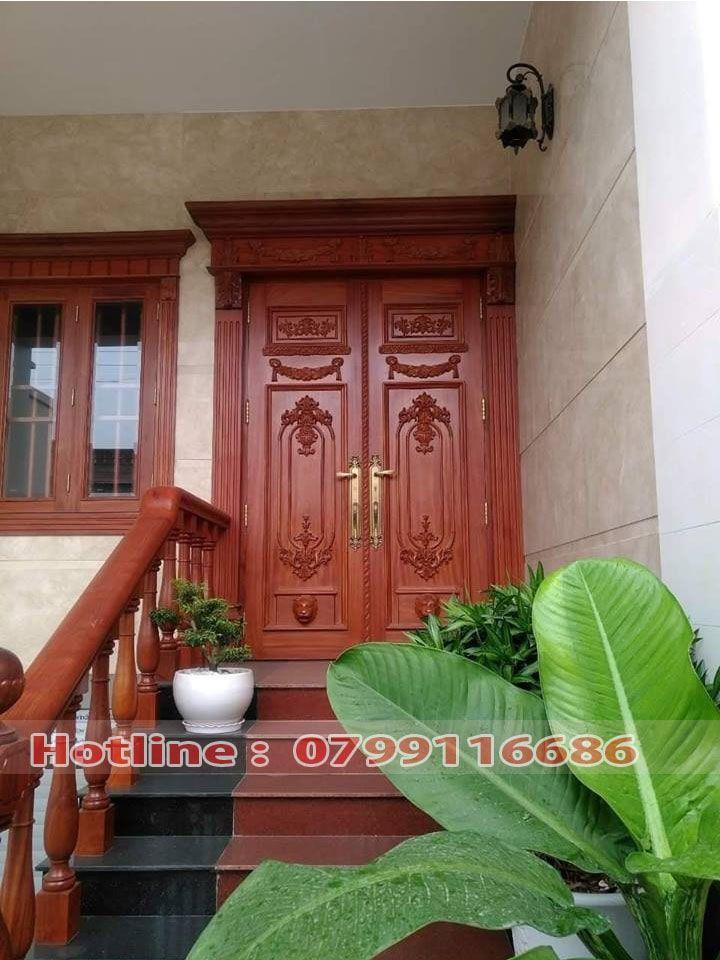 Cửa gỗ Tân cổ điển Lim Nam Phi 14