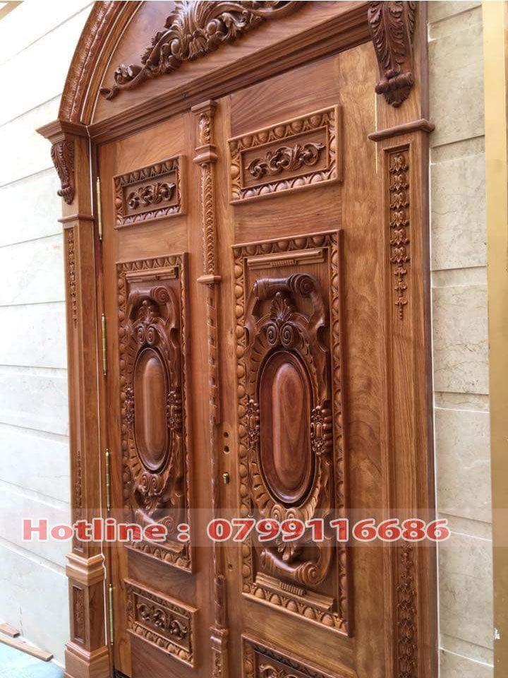 Cửa gỗ Tân cổ điển Lim Nam Phi 17