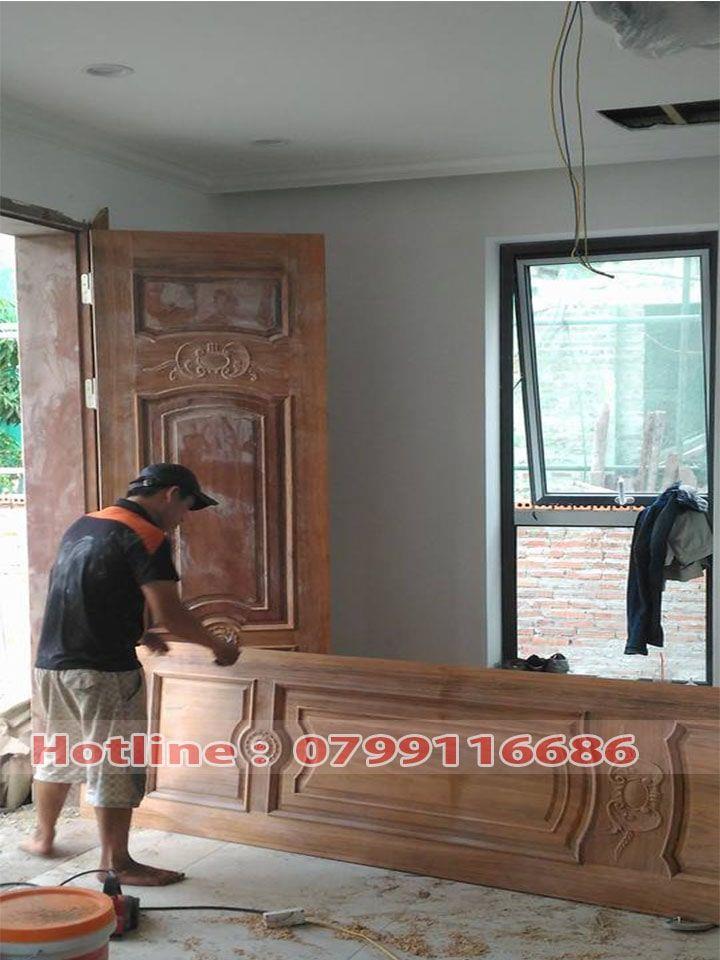 Cửa gỗ Tân cổ điển Lim Nam Phi 20