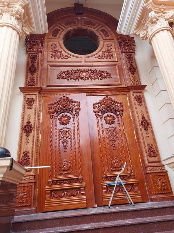 Cửa gỗ Tân cổ điển Lim Nam Phi 22